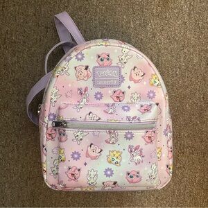 Pink Pokémon Loungefly Mini Backpack